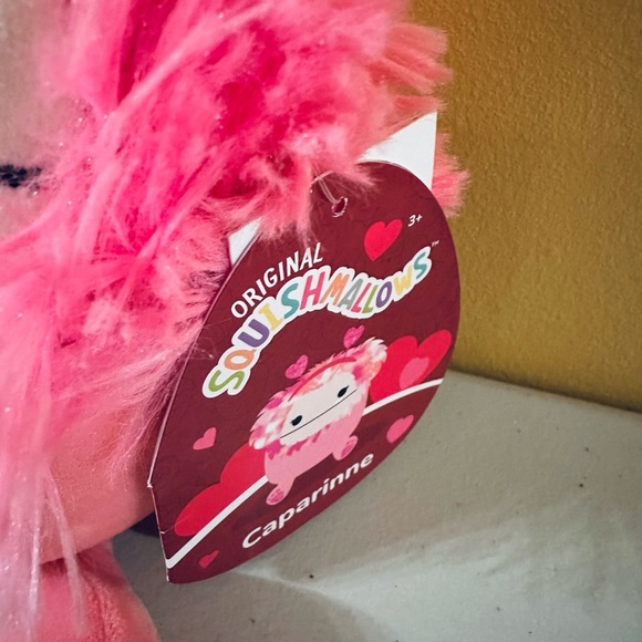 Nwt Squishmallows 5” Valentine Caparinne Bigfoot - Picture 5 of 6